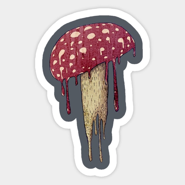 Mushroom Sticker by Lime